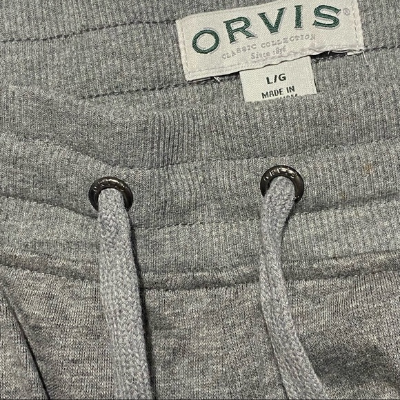 Orvis joggers, soft poly cotton pants, elastic / drawstring combo waist. New - Picture 11 of 15